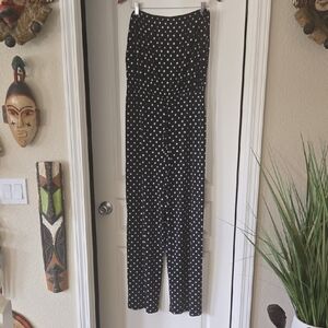 Connected Apparel Black and White Jumpsuit
